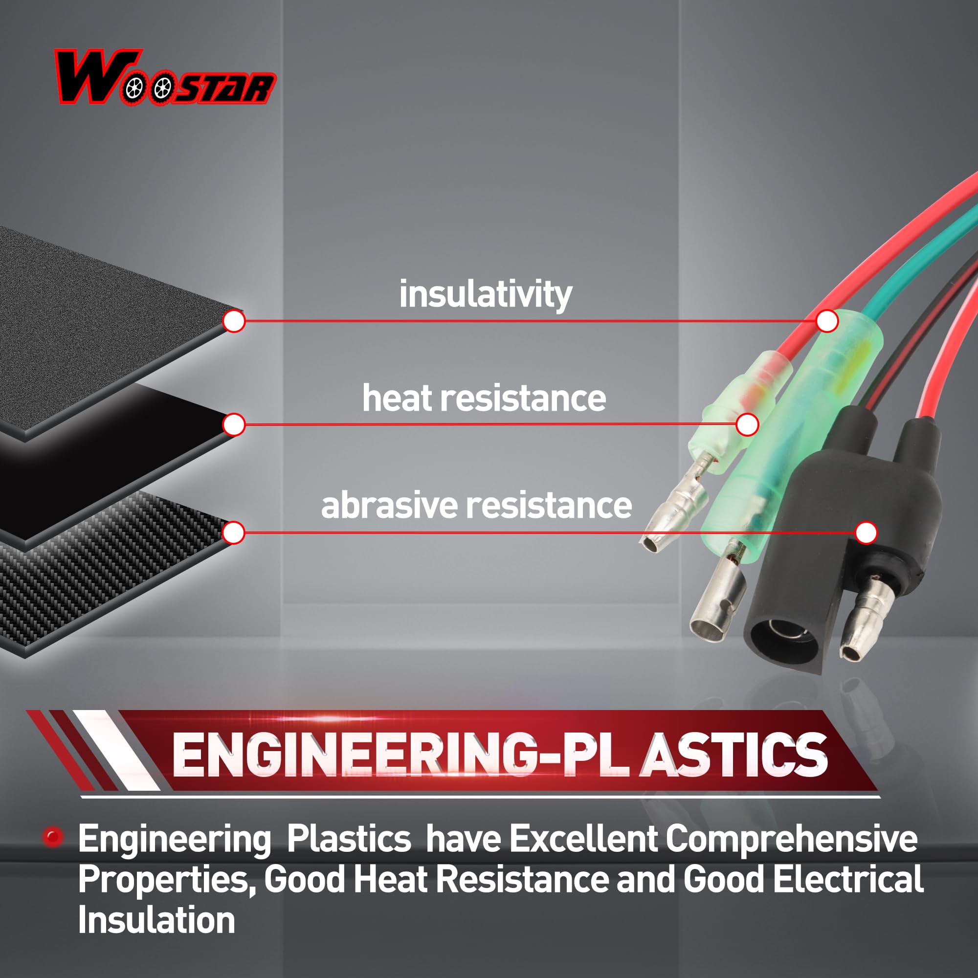 WOOSTAR 6 Bobinas 4 Cable Magneto Estator Reemplazo para Suzuki 1989-1995 RM125 RM250 RM 125 250 OEM 32101-27C00 32101-27C01 32101-27C10 32101-43D00 32101-43D10 32101-28E00
