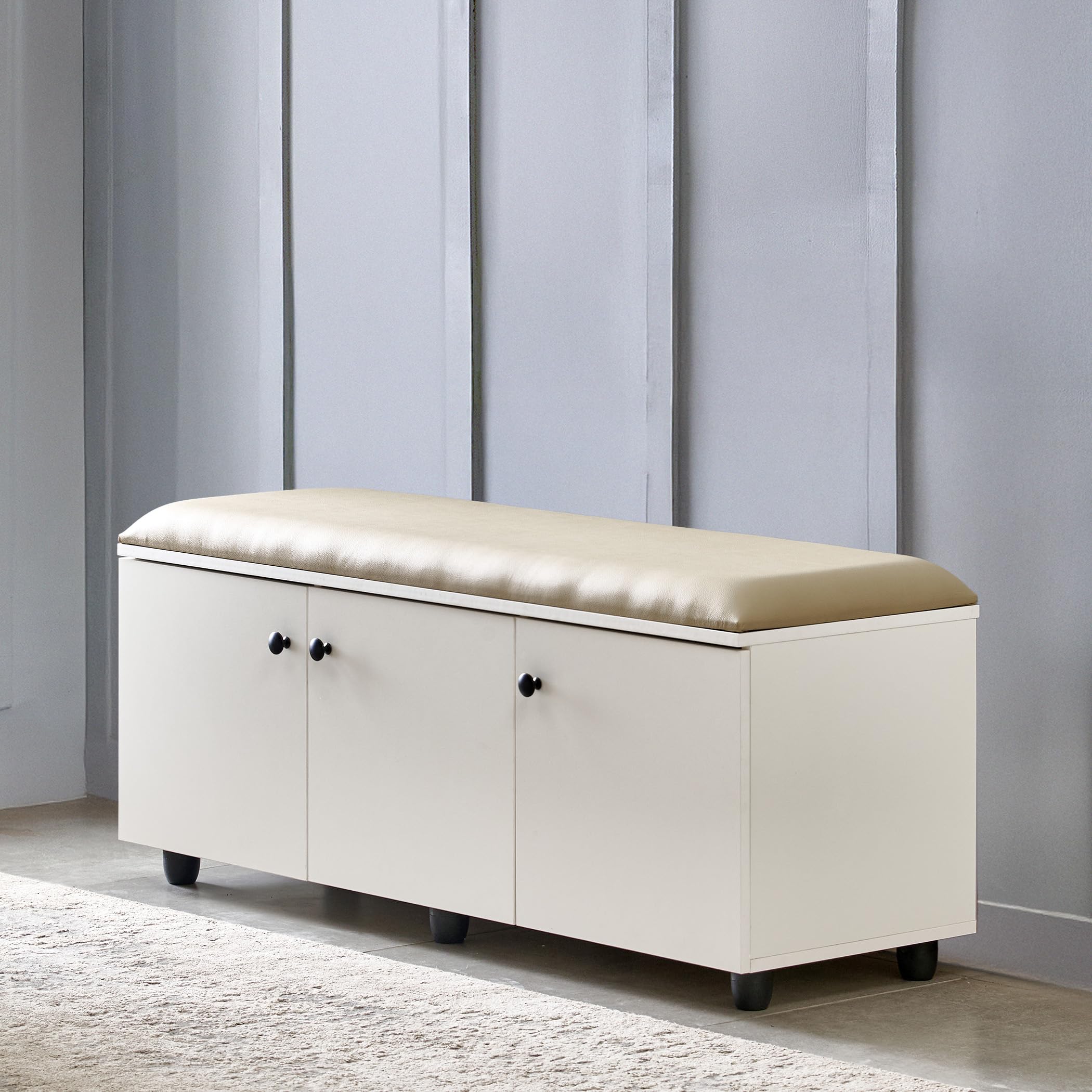 Home Centre | Helios Madison 18 Pair Shoe Cabinet | Shoe Storage for Home | Engineered Wood, Melamine Finish | White | 1 Year Warranty-image-12