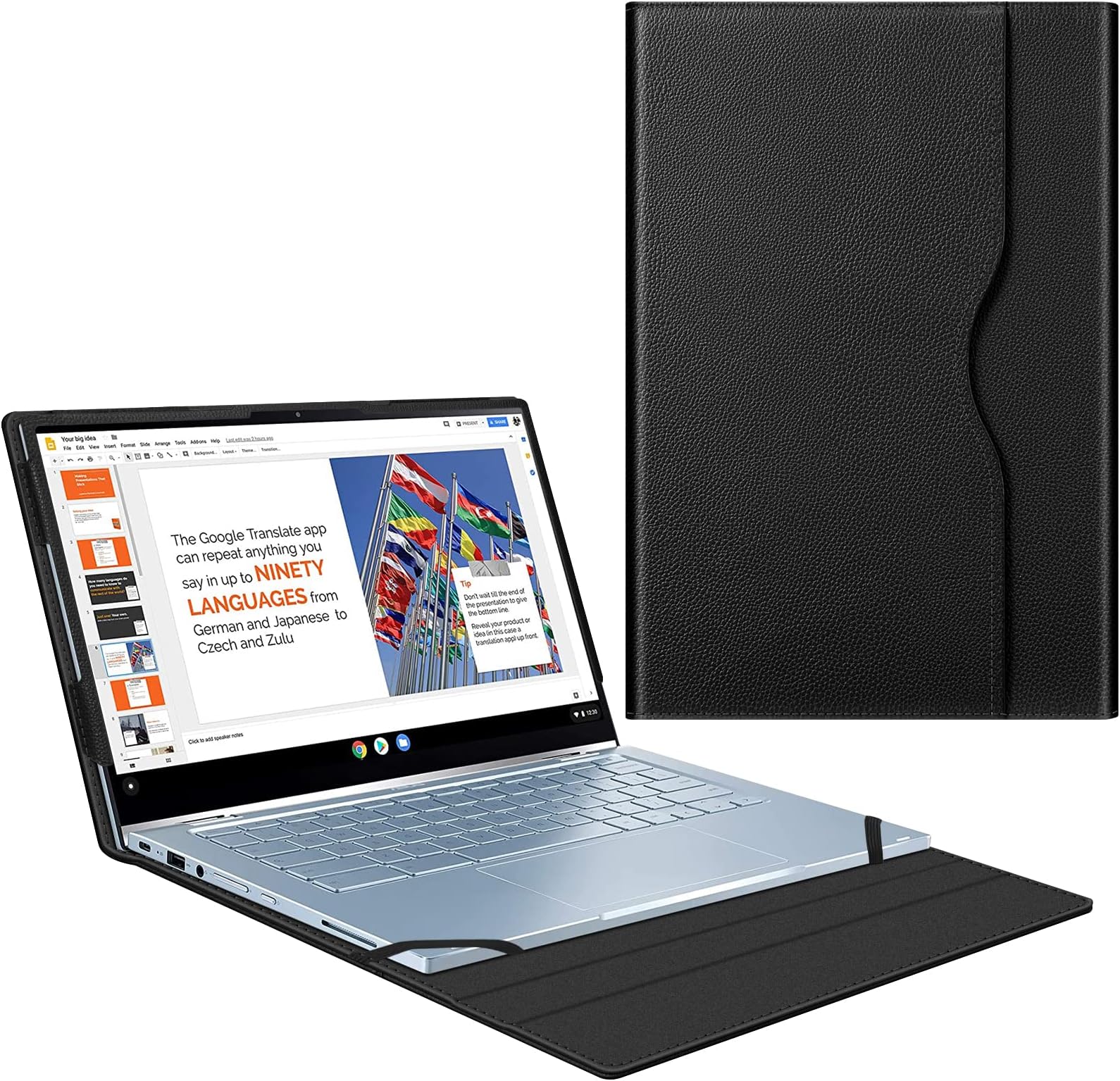 Fintie Sleeve Case For 11.6\" Lenovo Chromebook C330 - Premium PU Leather Protective Portfolio Book Cover