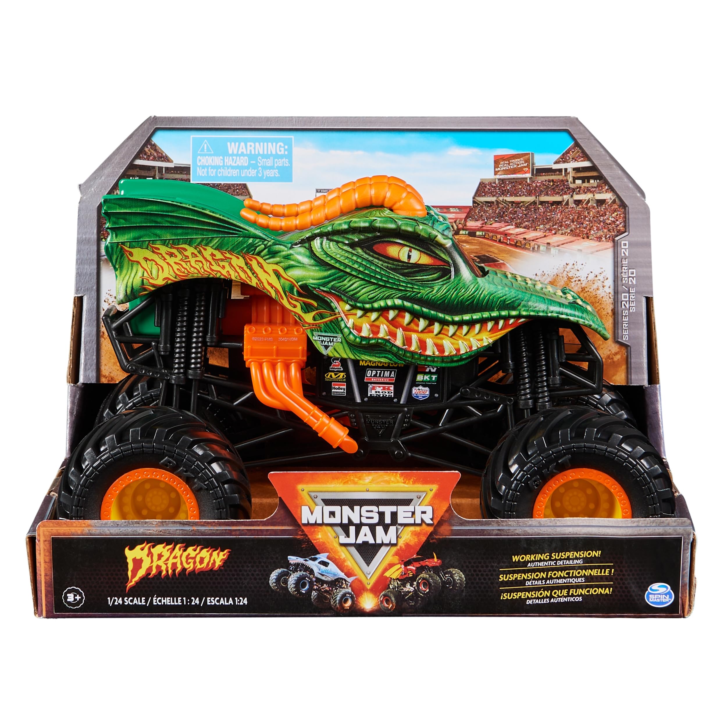 Amazon.co.jp: Monster Jam 公式 1:24スケール ダイキャスト