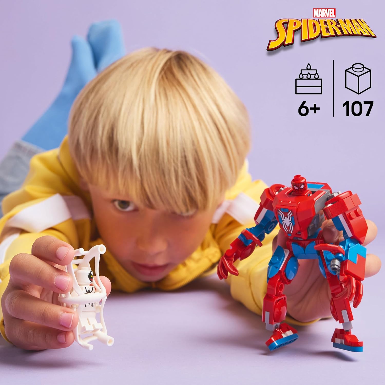 Bundle of LEGO Marvel Spider-Man Mech vs. Anti-Venom + Iron Man Mech vs. Ultron Building Sets - Spider-Man & Iron Man Toy for Kids, Boys & Girls Ages 6+ - Super Hero Gift for Birthdays - 76308 + 76307