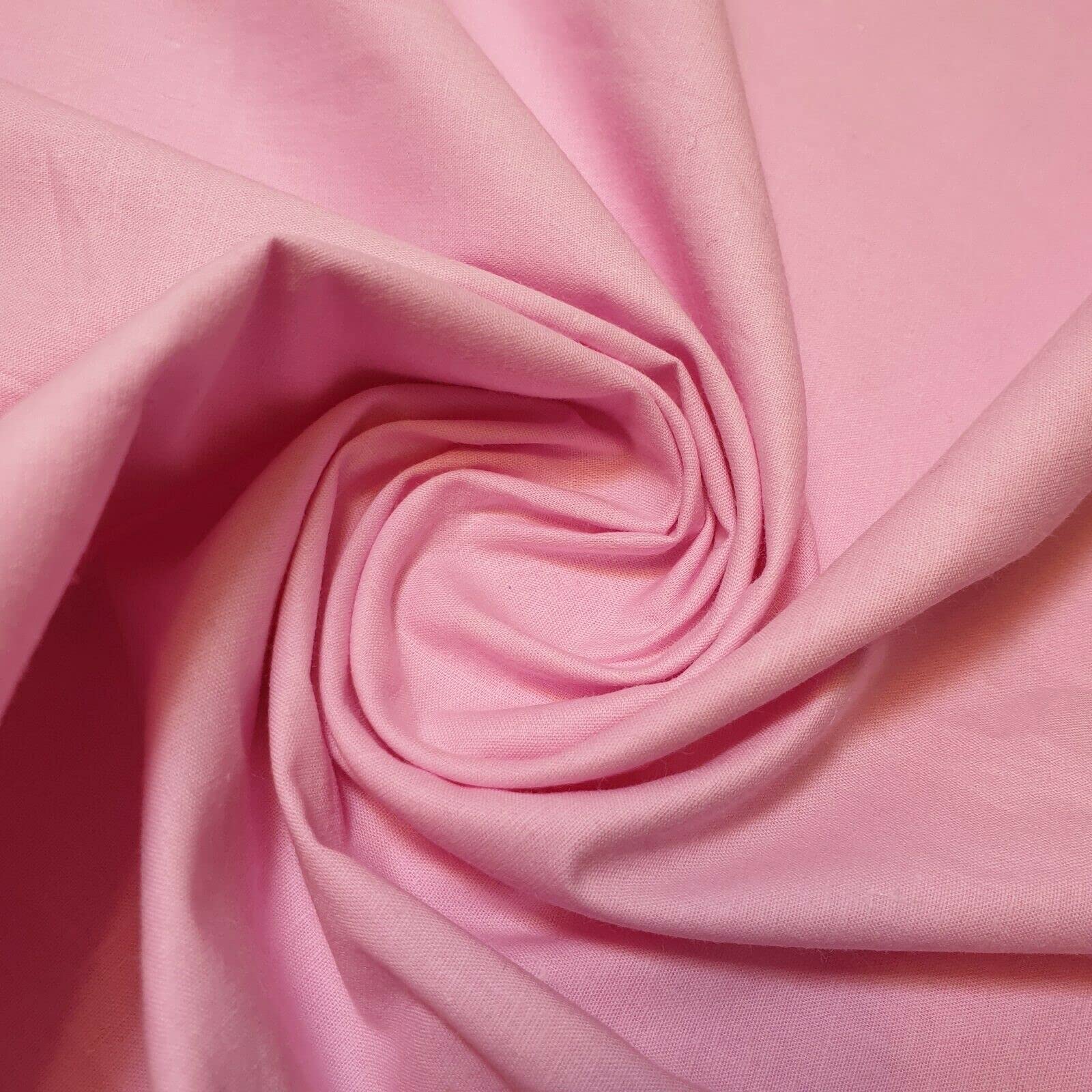 Janak - Tessuto 100% cotone, larghezza 112 cm, colore: Rosa