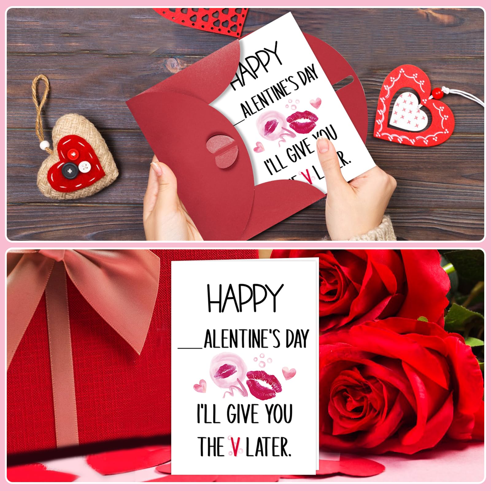 FLYAB Carte De Saint-Valentin Amusante Pour Elle, Lui, Carte De Saint-Valentin Coquine Pour Mari, épouse, Petit Ami, Petite Amie, Carte De Saint-Valentin Avec Enveloppe, Carte D'anniversaire Pour