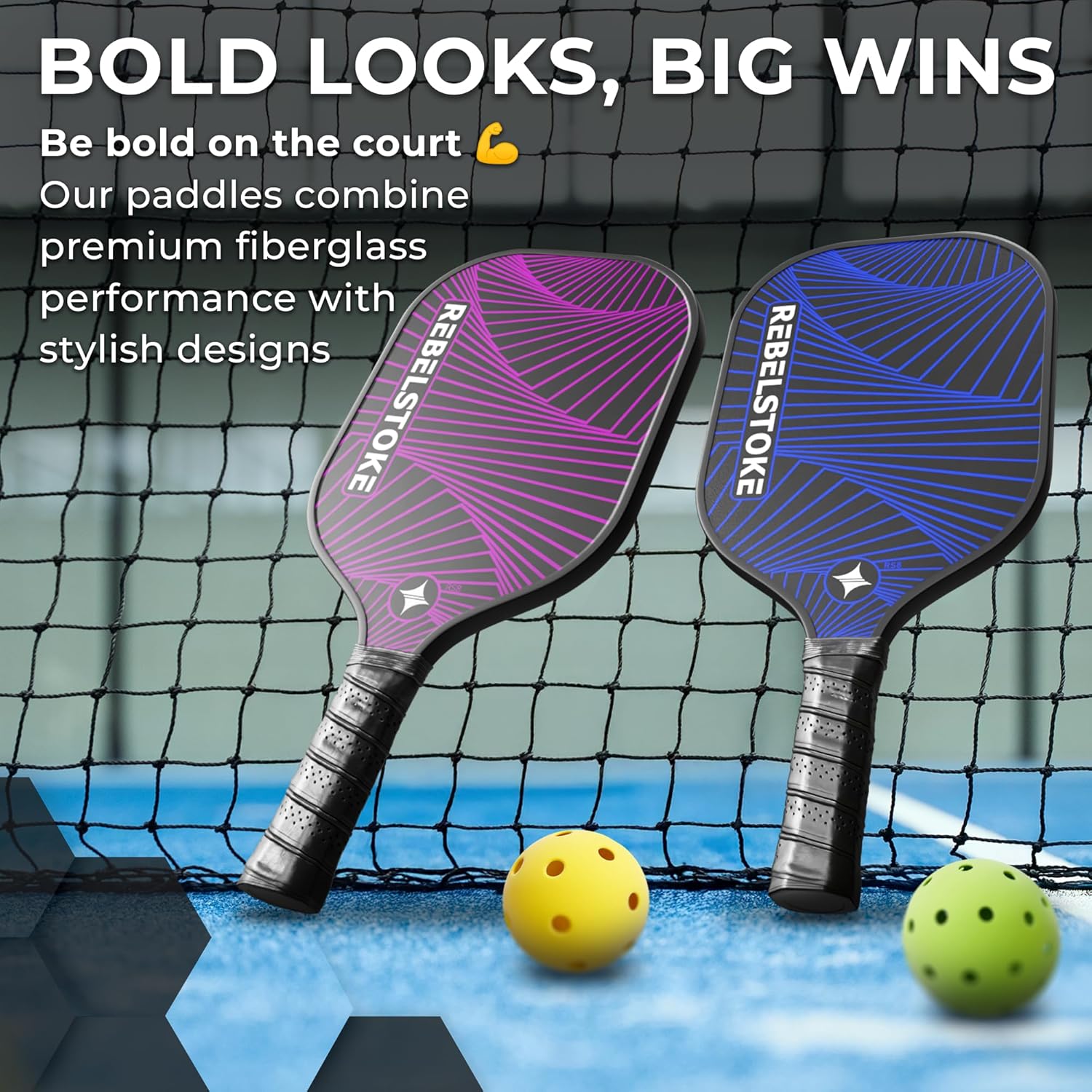 Complete Pickleball Set of 4 with Bag, Pickle Ball Paddle Set of 4, Designed in The USA, Pickleball Racket for Adults Comfort Grip, Indoor Outdoor Pickle Ball Kit, Pickleball Paddles 4 Pack - Image 9