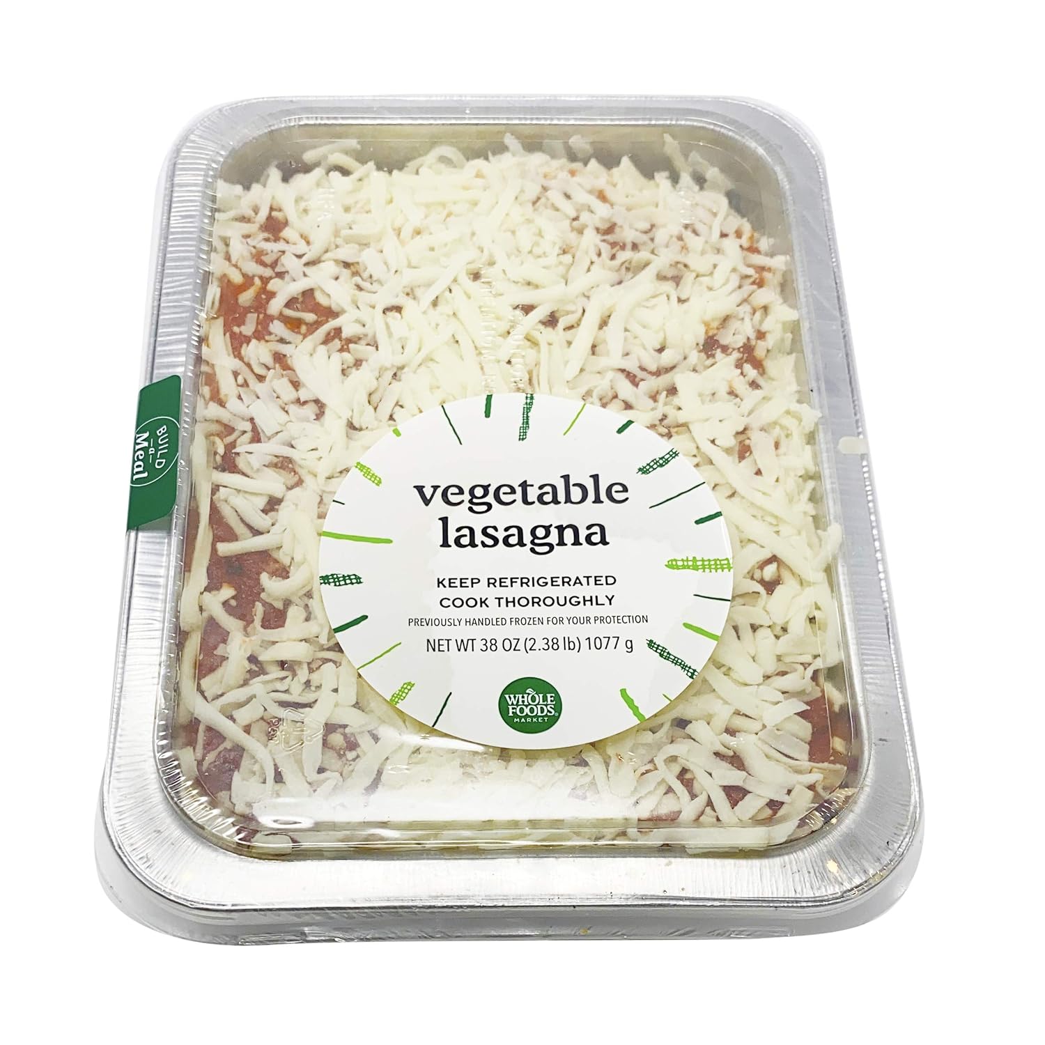 DRAKES PASTA Vegetable Lasagna With Tomato Sauce, 38 OZ