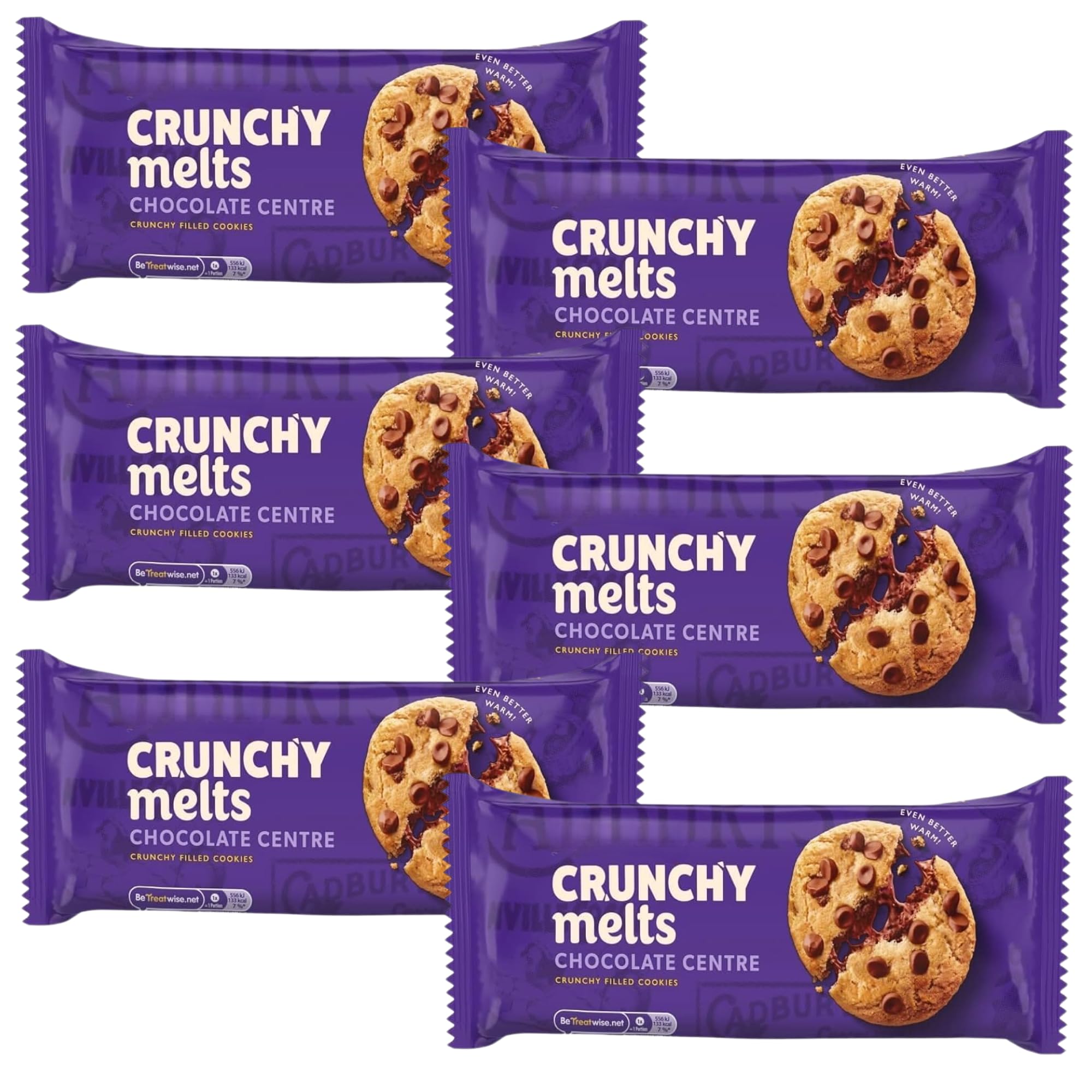 Chocolate Chip Bundle With Dairy Milk Chocolate Chip Cookies 135gx3 and Chocolates Crunchy Melts Biscuits 156gx3 (6 Pack)