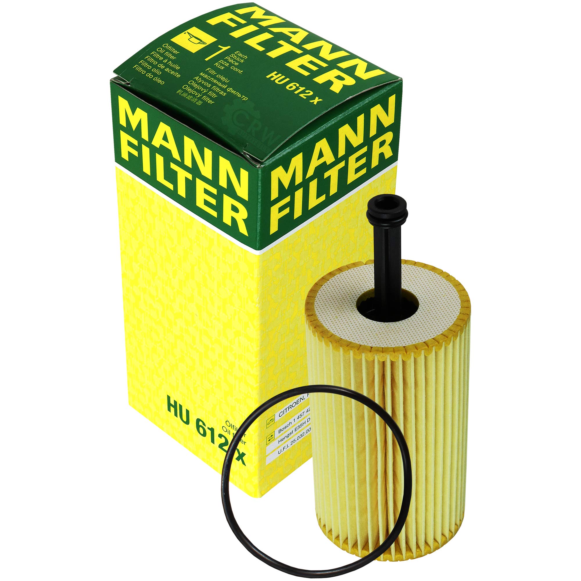 Paquete de inspección Kit de mantenimiento de filtros con filtro de aceite HU 612 x, filtro de aire C 3485/2, filtro de combustible WK 6031, filtro de habitáculo CUK 2940, tornillo de cierre