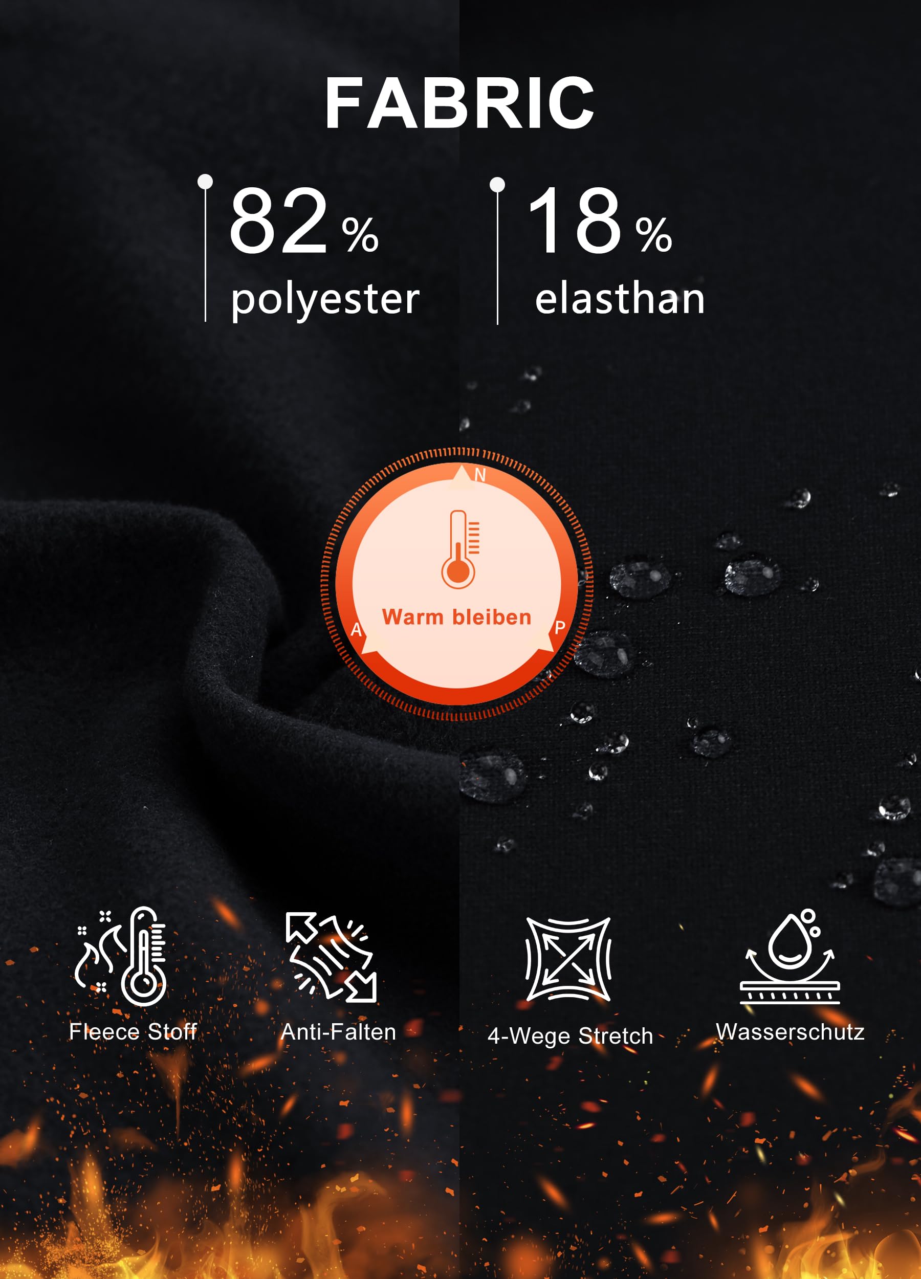 Libin Pantaloni Termici Donna Inverno Pantaloni Yoga Largo Foderato Pelliccia Casual Jogging con Tasche Caldo Sportivi Pantaloni