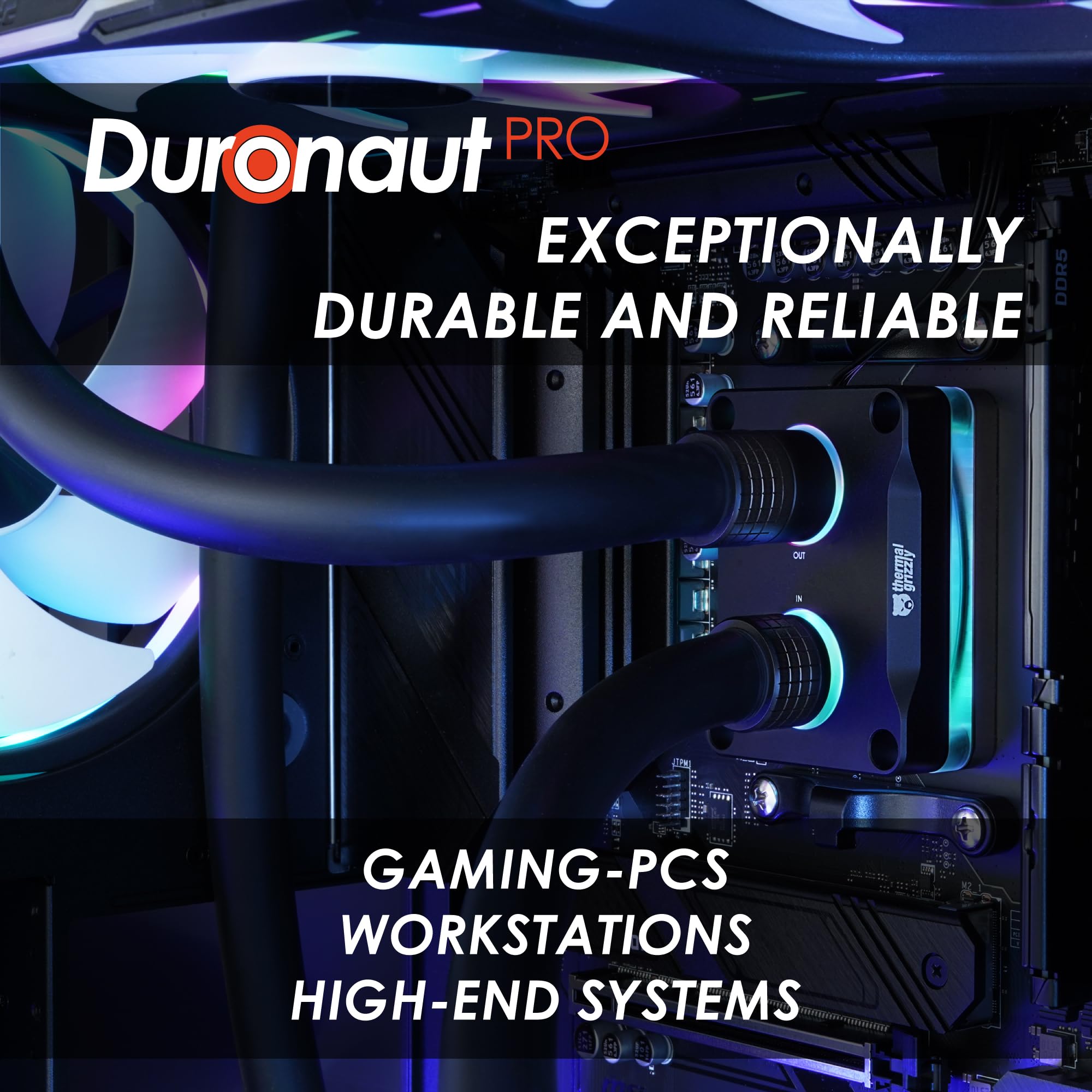 Thermal Grizzly Duronaut Pro - Pasta termica da 30 grammi - Eccezionale stabilità a lungo termine e conducibilità termica per CPU, GPU, console e sistemi di raffreddamento industriali esigenti