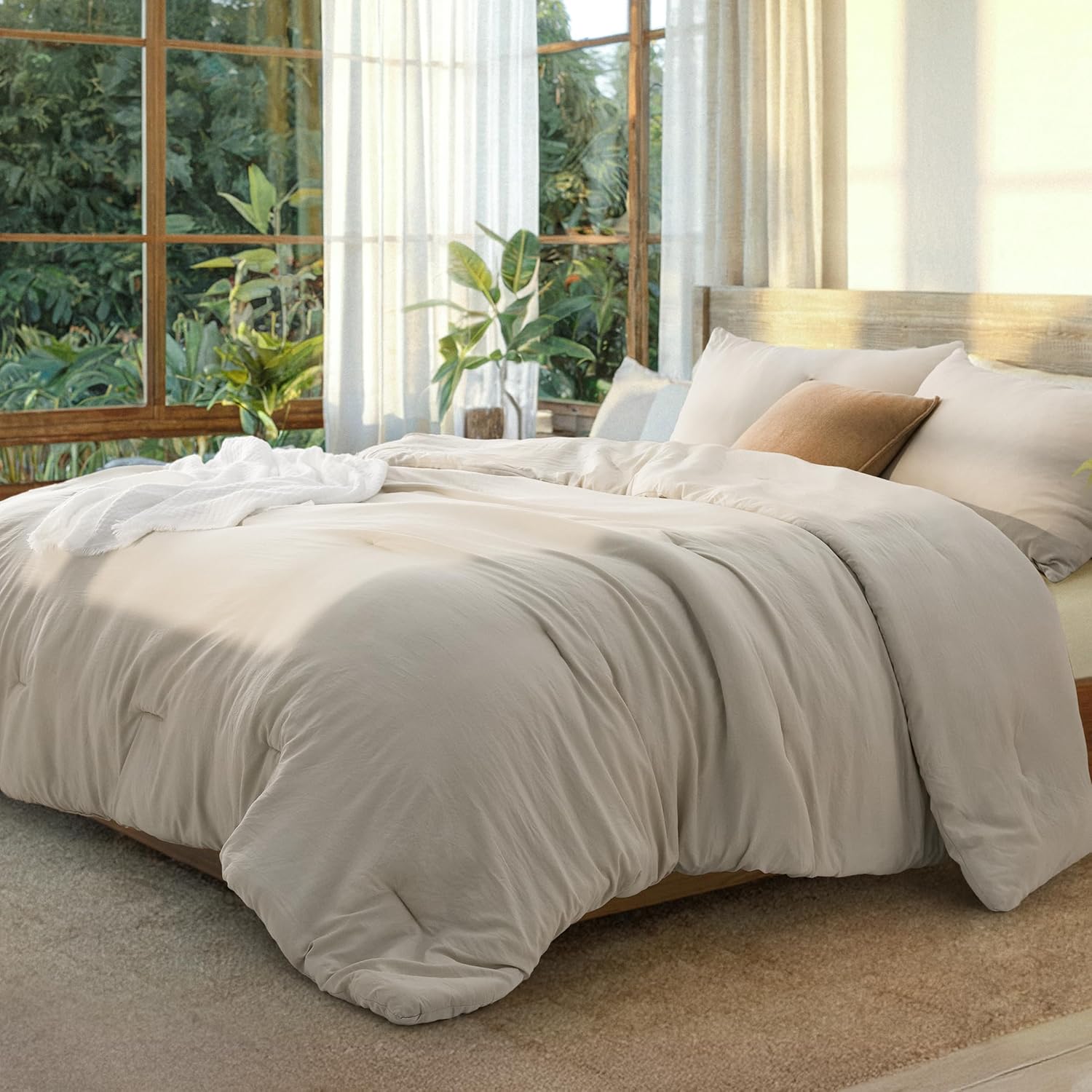Bedsure Queen Size Comforter Set