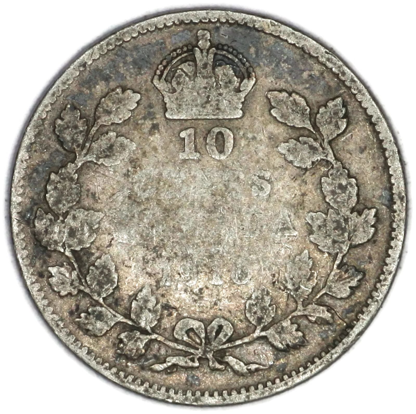 1916 CA George V Canadian Silver Dime KM# 23 10 Cent FAIR at Amazon's  Collectible Coins Store