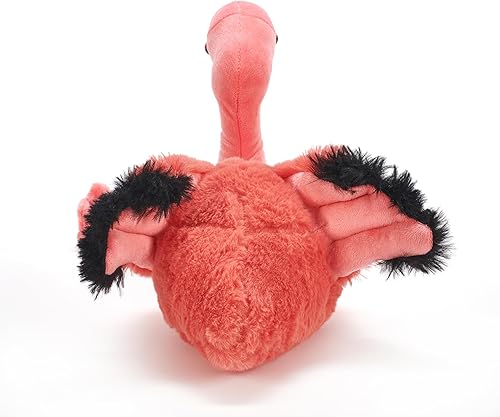 Miniatura 3 de The Petting Zoo Flamenco de peluche, regalos para niños, animales salvajes del zoológico Onez, juguete de peluche de flamenco de 12 pulgadas