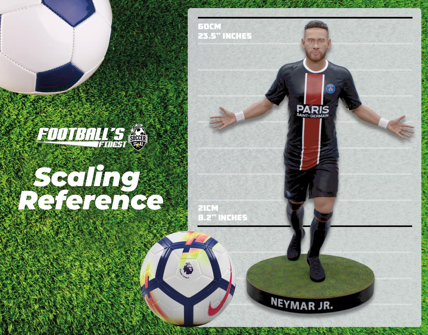 Footballs Finest - Paris Saint-Germain (Neymar Jr) /Figures