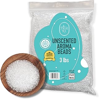 Unscented Aroma Beads – 3 Pounds - Car Freshies, DIY Room Scents, Drawer Sachets & Craft Projects – Clear Melting Beads for Homemade Gifts & Air Freshener Kits