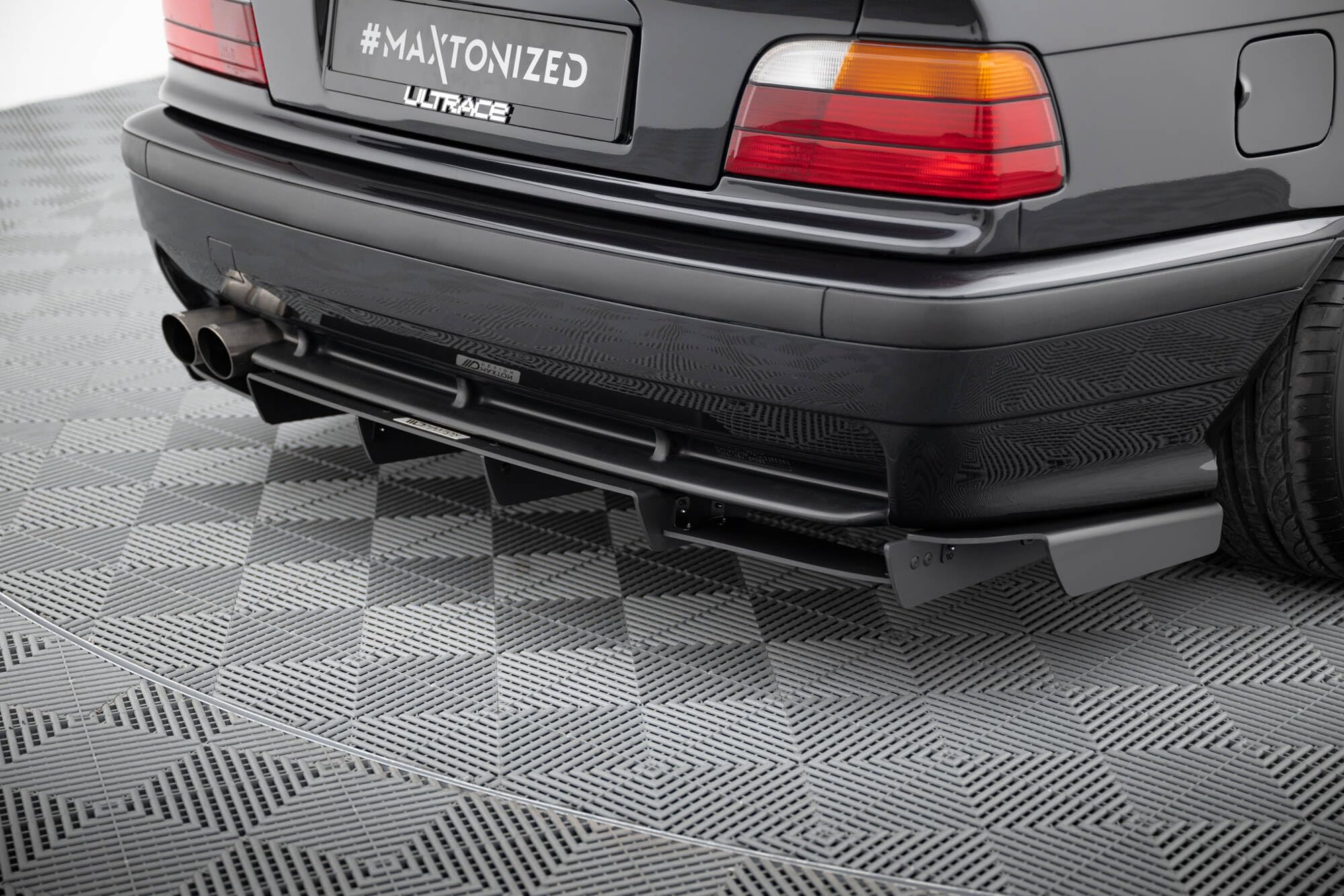 Maxton Design Pro Street Heckdiffusor für BMW E36 M3 Coupe, Cabrio, Limousine mit ABE