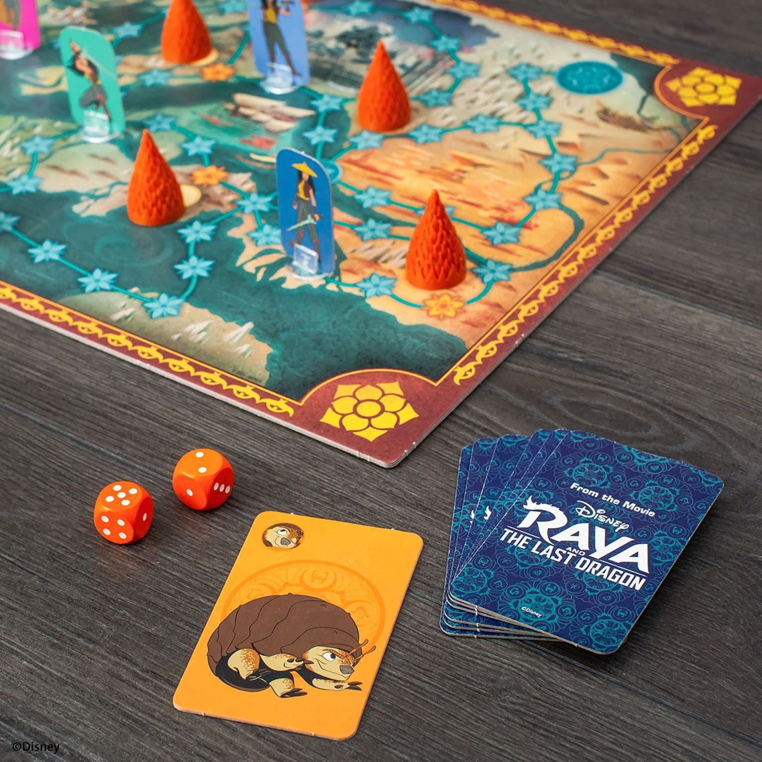 Ravensburger Disney - Gioco da tavolo Raya e l'ultimo drago della foresta incantata, per bambini dai 6 anni in su, da 2 a 4 giocatori