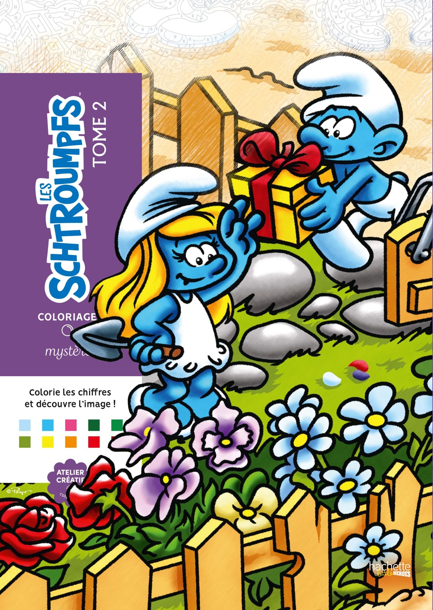 Coloriages mystères - Schtroumpfs Tome 2