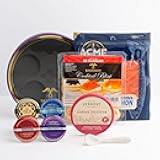 Ultimate Caviar Tasting Gift Set – 1 oz Siberian, Royal Osetra, Kaluga, & Per Se with Smoked Salmon, Crème Fraîche, Blinis & Spoon – Luxurious Gourmet Gift for Special Occasions