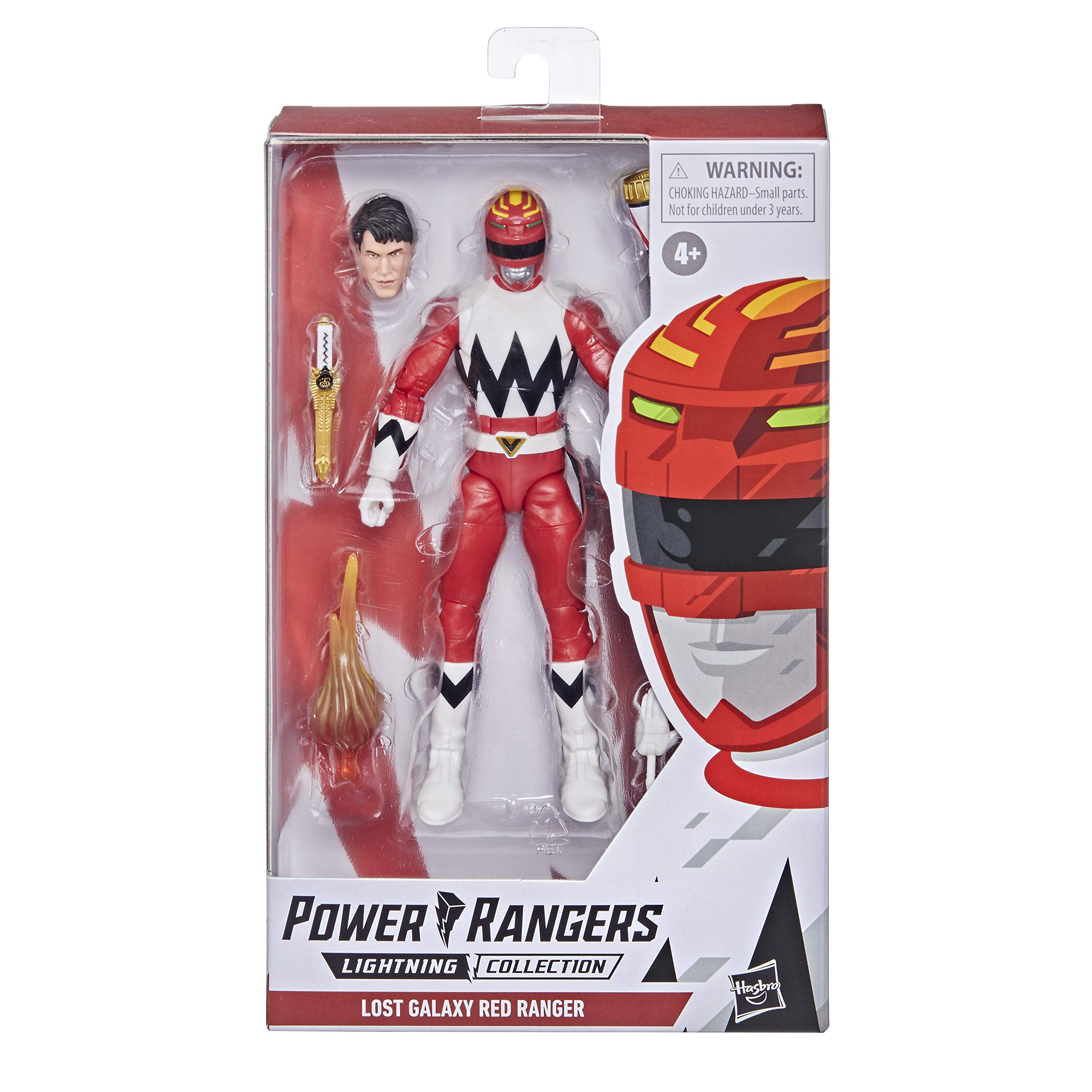 Power Rangers Lightning Collection Lost Galaxy Red Ranger 6-Inch Premium Collectible Action Figure Toy with Accessories