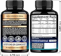 Vista 2 de Cápsulas blandas de aceite de pescado Omega 3 y cápsulas de glicinato de magnesio