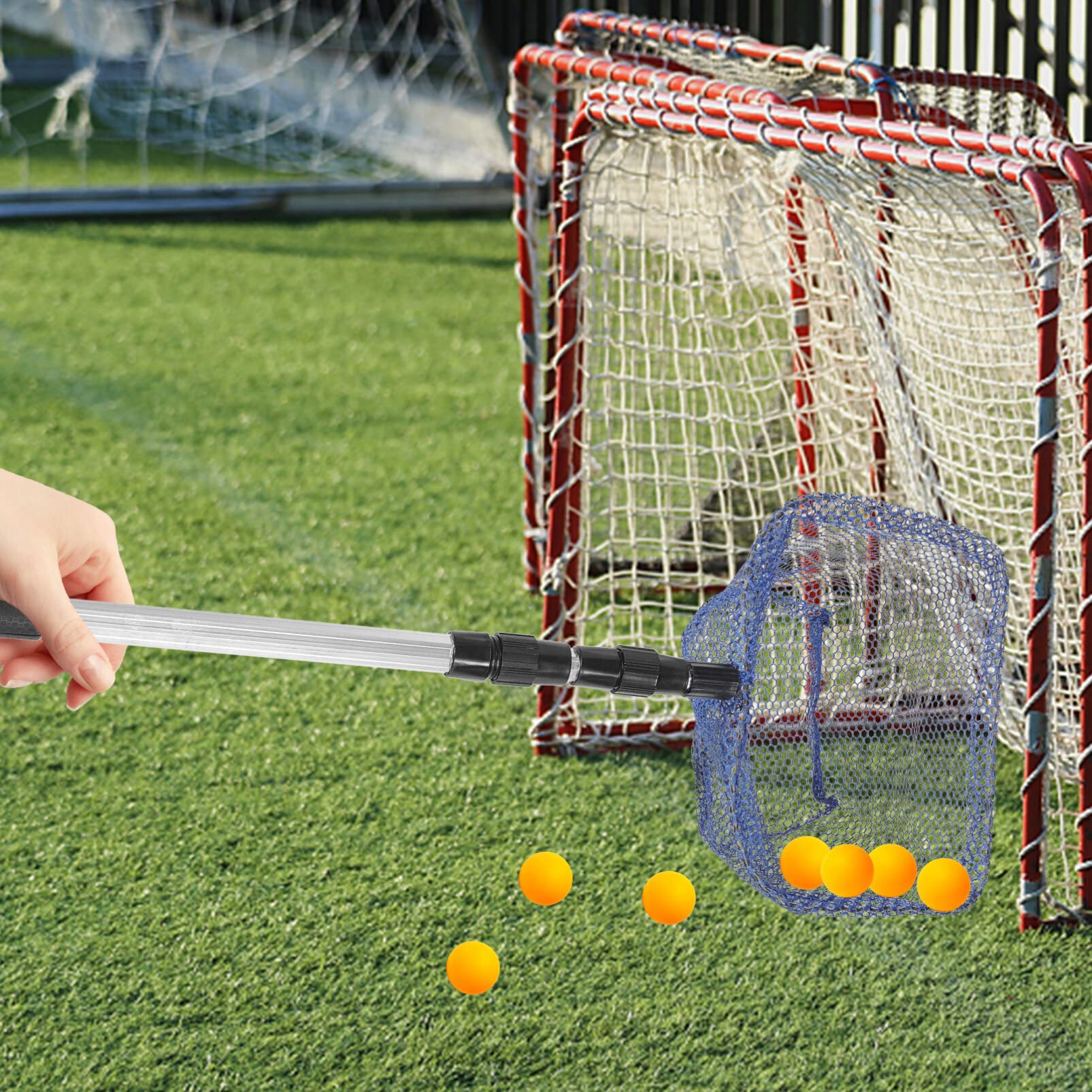 BESPORTBLE Tragbarer Ballpicker Pingpong-Ball-Retriever-Ball-Pick-Up-Netzbeutel Mehrere Ballsammler Tischtennis-Ball-Picker-Behälter Oberer Pingpong-Picker Für Sportball-Picking-Zubehör