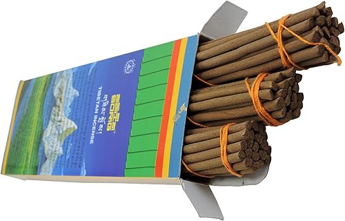 Incienso tibetano hecho a mano, paquete de 60 por hombres, Tsee Khang