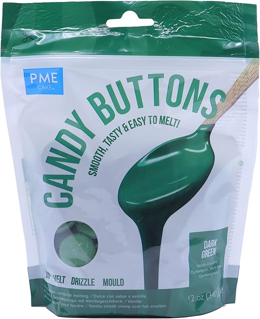 PME Candy Buttons Dark Green 340 g