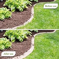 Vista 6 de Colwelt Herramienta de césped Half Moon Edger, bordeadoras de césped con mango suave, bordeadora manual para césped, bordes, aceras, entradas