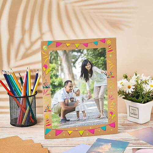 Miniatura 4 de Henoyso Paquete de 110 hojas de cartón corrugado de 11 x 8. 5 pulgadas, hojas planas de cartón para embalaje, insertos cuadrados planos, separadores