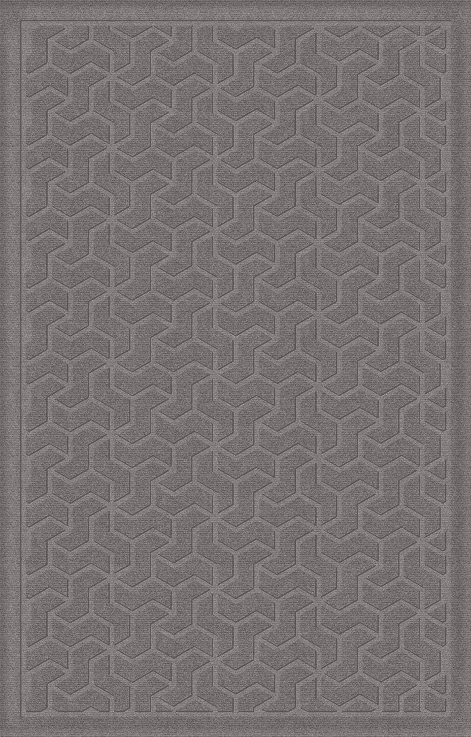 American Floor Mats Windmill Designer Red Black 2' x 3' Entrance Floor Mat with Gripper Backing