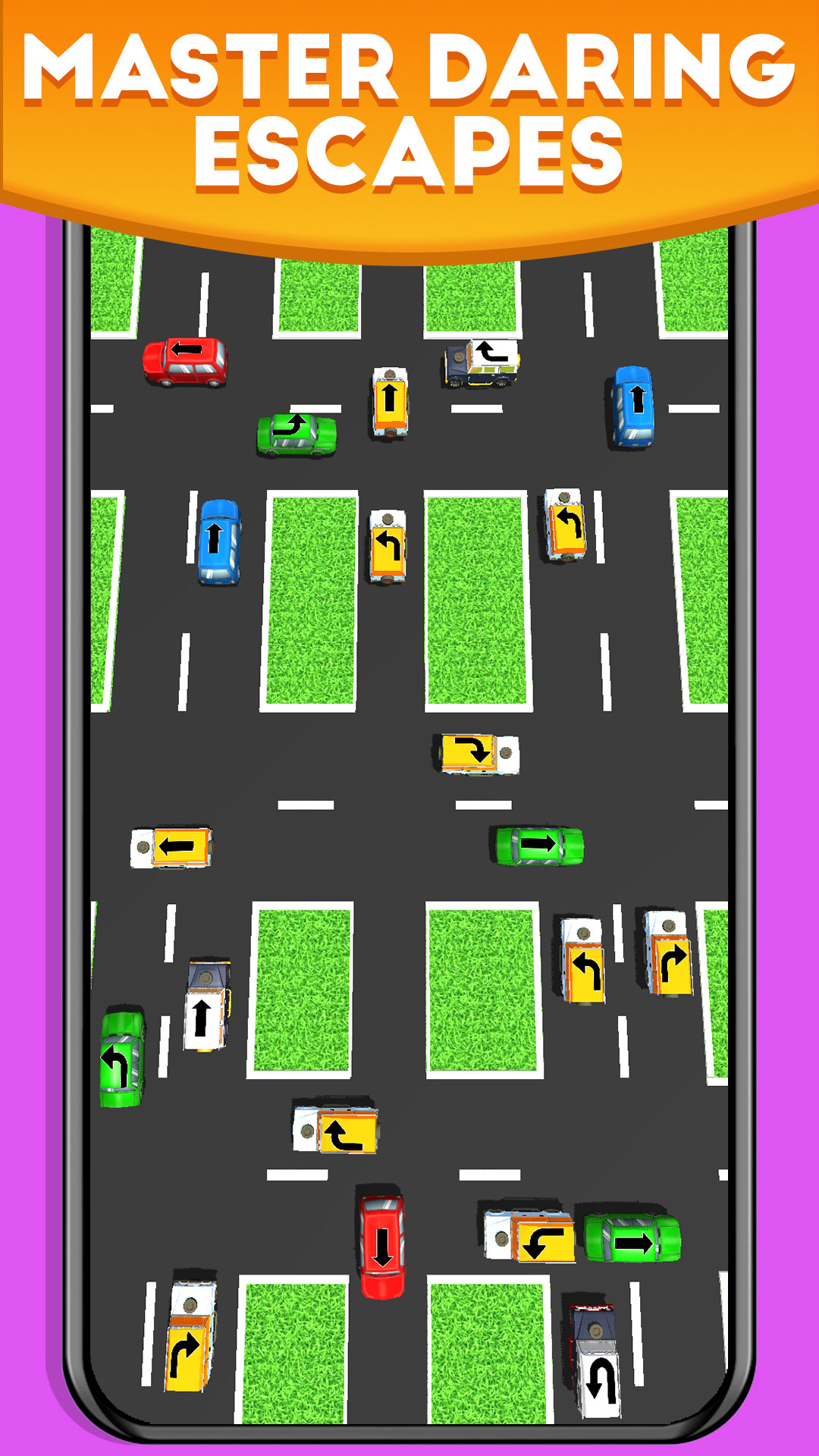 Roadblock Puzzle Escape Traffic Challenge Find Traffic Tangle