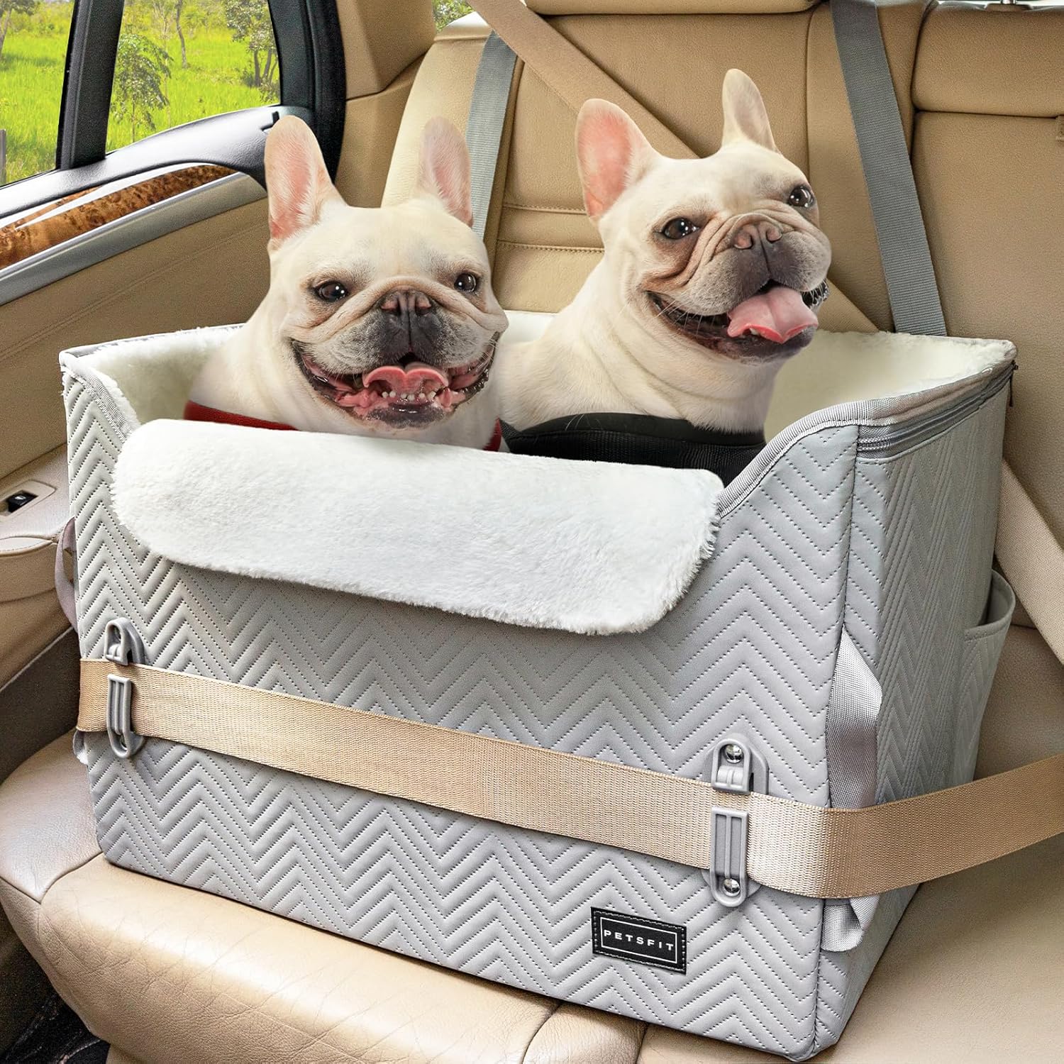 PETSFIT Waterproof Dog Car Seat for Small & Medium Dogs – Safe and Stylish PETSFIT Waterproof Dog Car Seat for Small & Medium Dogs – Safe and Stylish
