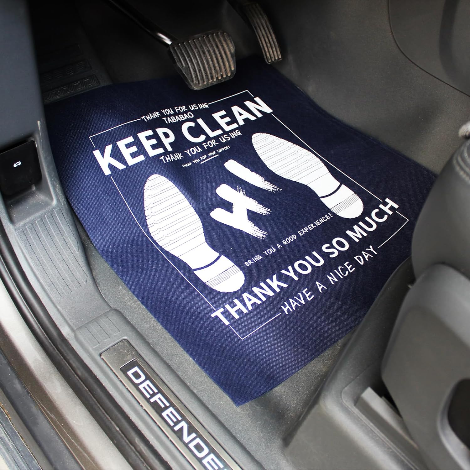 Disposable Floor Mats for Car, 30 Pack Disposable Car Floor