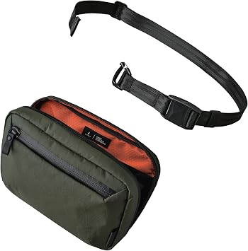 ALPAKA Elements Tech Case Mini Pro Strap - Replacement Crossbody Shoulder Bag Strap,Maglockz Magnetic Quick-Release Buckle - Adjustable & Detachable,Dark Green X-Pac VX21