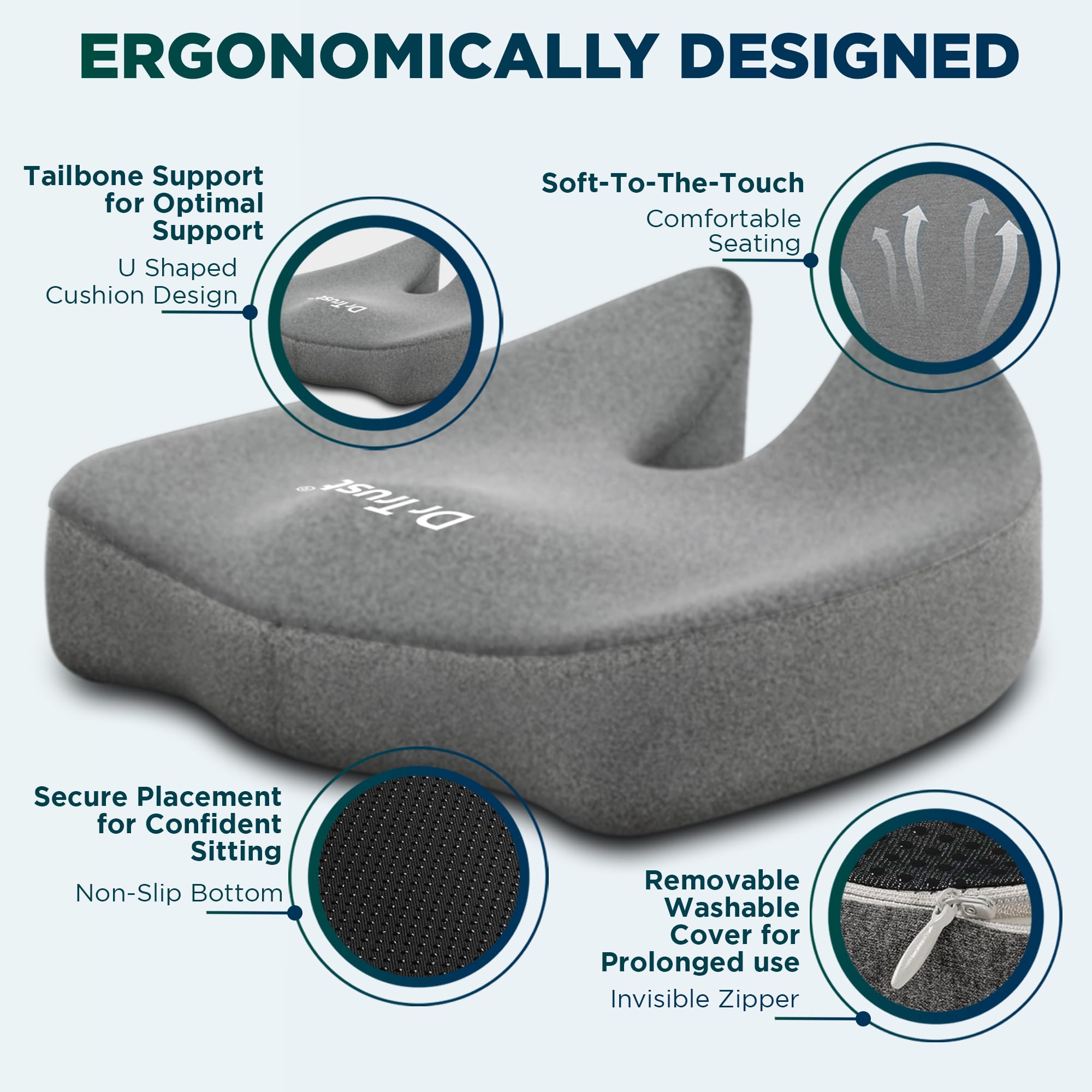 Dr Trust Best Orthopedic Seat Cushion For Hip Pain Dr Trust Usa