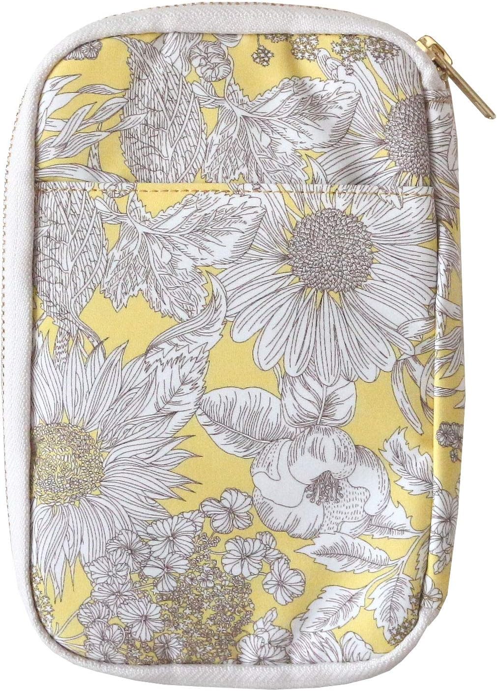 FLORET LONDON Multi Case, Ester Twill Swim Dunclair Yellow, 4.7 x 7.5 x 1.0 inches (12 x 19 x 2.5 cm), Liberty Print