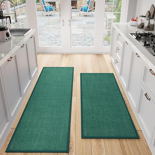Miniatura 16 de Tapete de Cocina 1 PCS, Alfombras Acolchadas Antideslizantes para Piso de Cocina, Tapete Corredor Absorbente de Comodidad para Estar de Pie Lavable