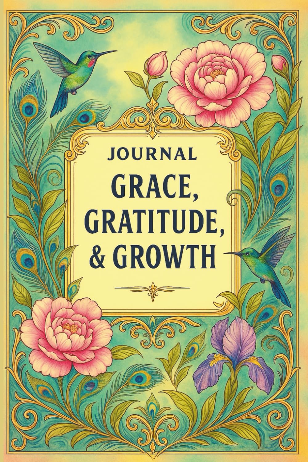 JOURNAL: GRACE, GRATITUDE, & GROWTH: SELF-REFLECTION COLLECTION III — PEONY EDITION