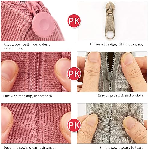 Miniatura 31 de EASTHILL - Cartuchera de gran capacidad, cartuchera simple, material de papelería para la escuela, universidad, oficina, organizador para chicas