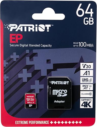 Miniatura 3 de Patriot Memory Tarjeta Micro SD A1 V30 de 64 GB para teléfonos y tabletas Android, grabación de video 4K - PEF64GEP31MCX