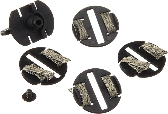 Round Guide Blade, 4 Braid Plates, 1 Screw