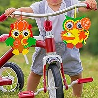 Vista 5 de Winlyn Juego de 24 juegos de manualidades de otoño, manualidades de Acción de Gracias, adornos de búho de otoño, decoración de búho de otoño, hojas