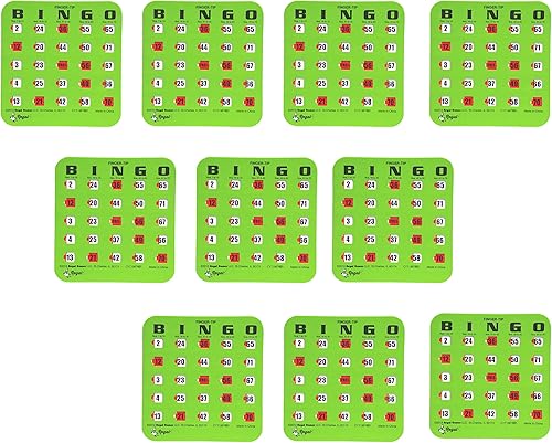 Miniatura 2 de Regal Bingo - Tarjetas de bingo a granel con ventanas deslizantes - Tarjetas reutilizables de bingo con impresión grande para adultos y grupos