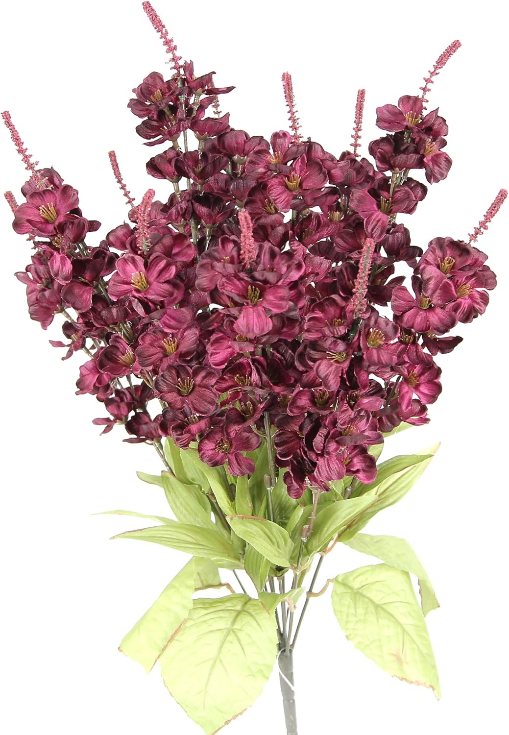 Admired By Nature GPB030R-Grape 12 Stems Stock Flowers Bush, Grape, Piece