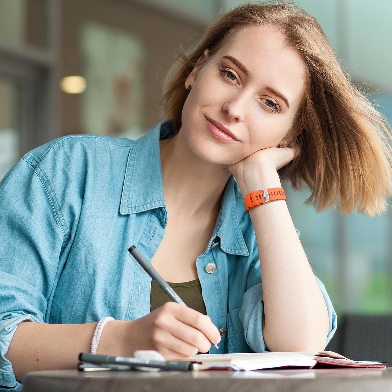 GEAK Compatible with Garmin Forerunner 245/645/55 Watch Band, 20mm Sport Strap for Galaxy Watch 6/5/4 Vivoactive 3 Forerunner 645/245 Music Band, Soft Wristbands for Garmin Venu/Venu Sq/Vivomove HR