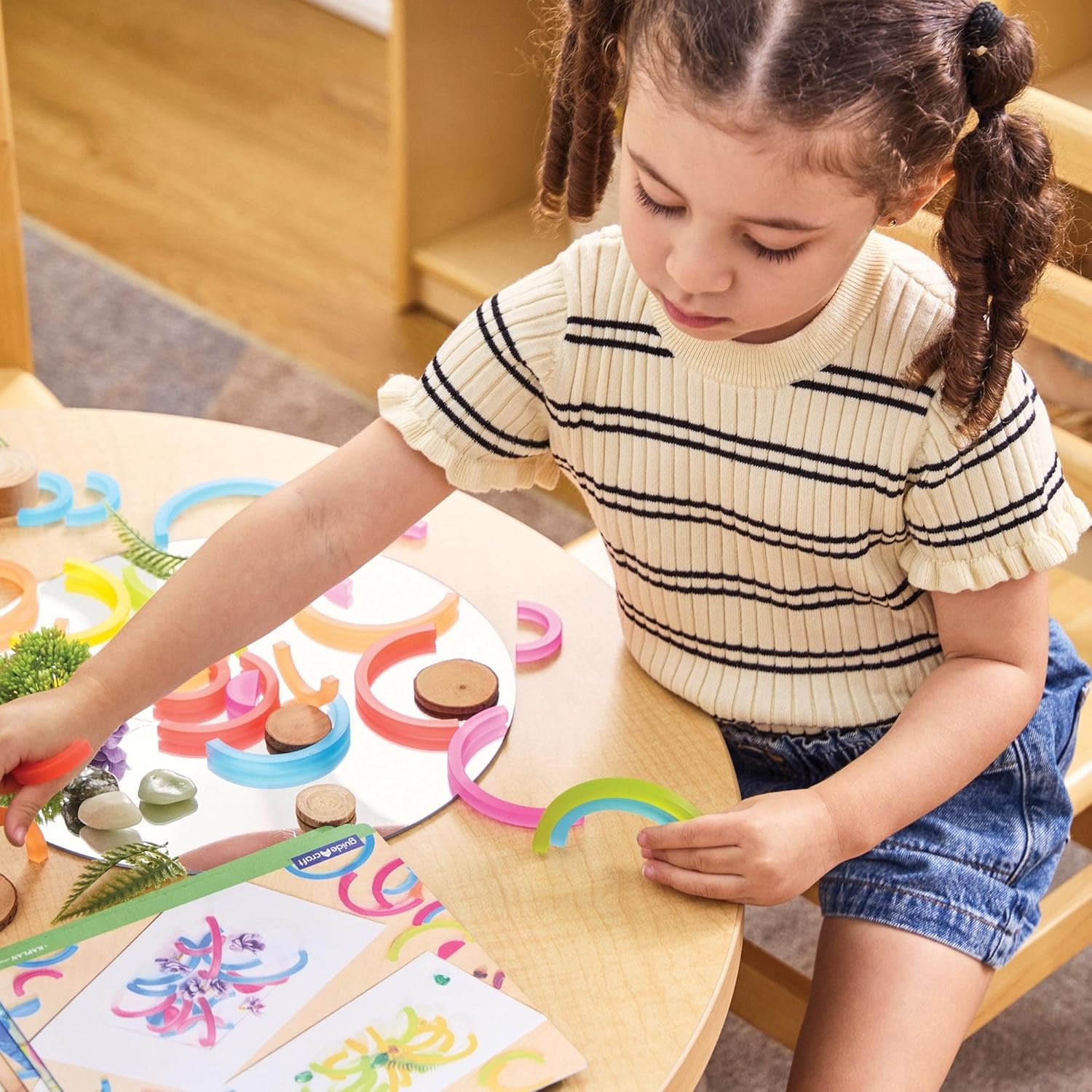 Kaplan Early Learning Translucent Arch Tiles - 90 Pieces