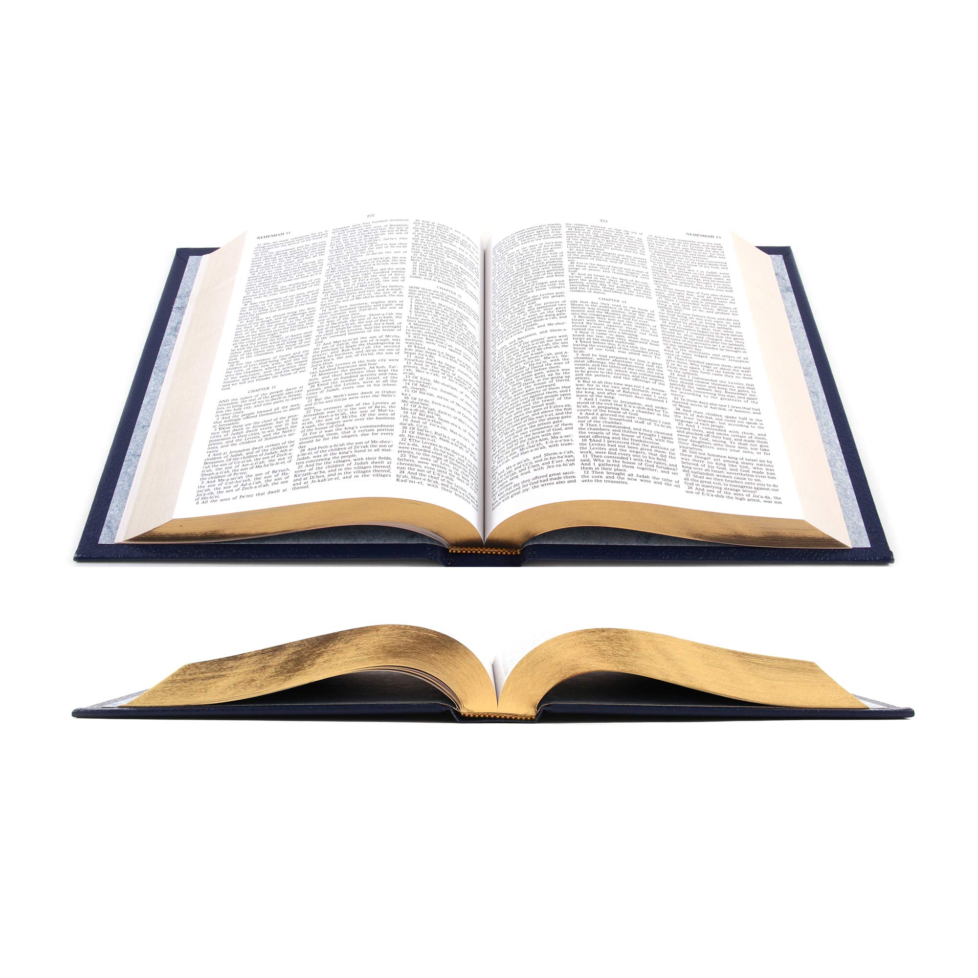 Masonic Heirloom Family Bible KJV Blue Imitaition Leather