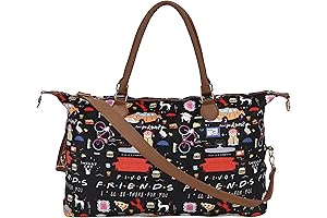 Cow Print Weekender Bag, Perfect for a Friends TV Show Marathon