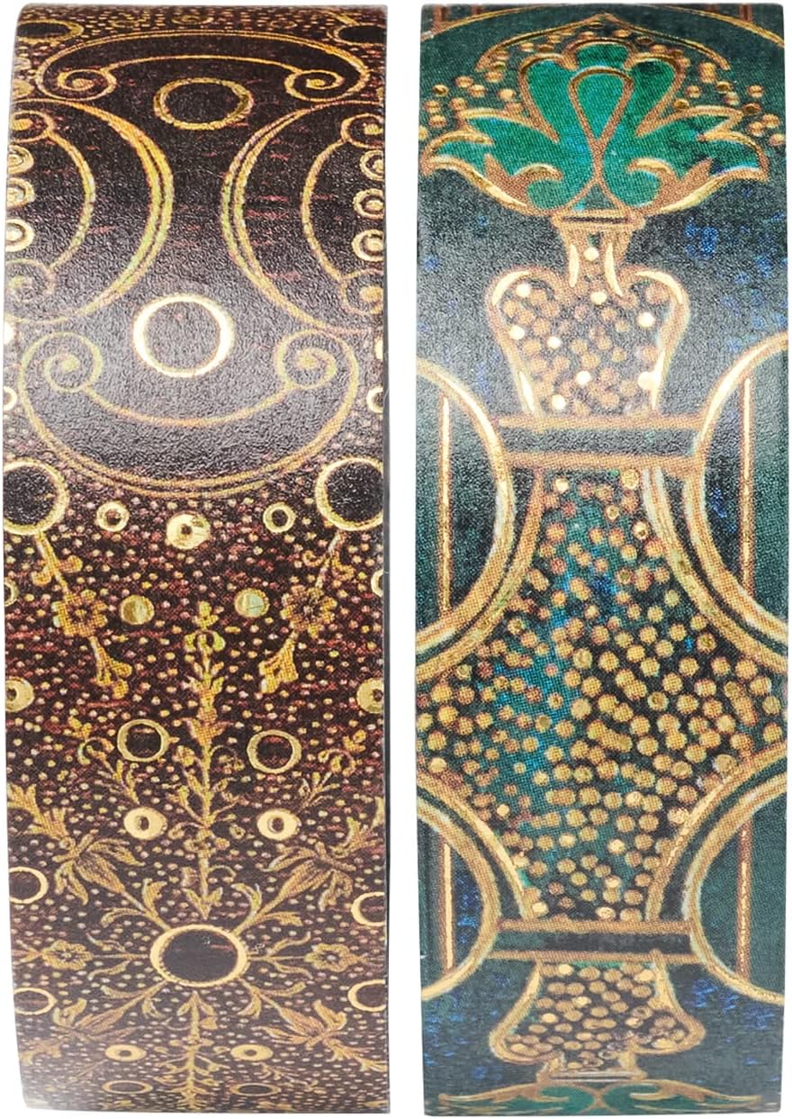 Paperblanks PA9418-0 Washi Tape, First Folio & Turquoise
