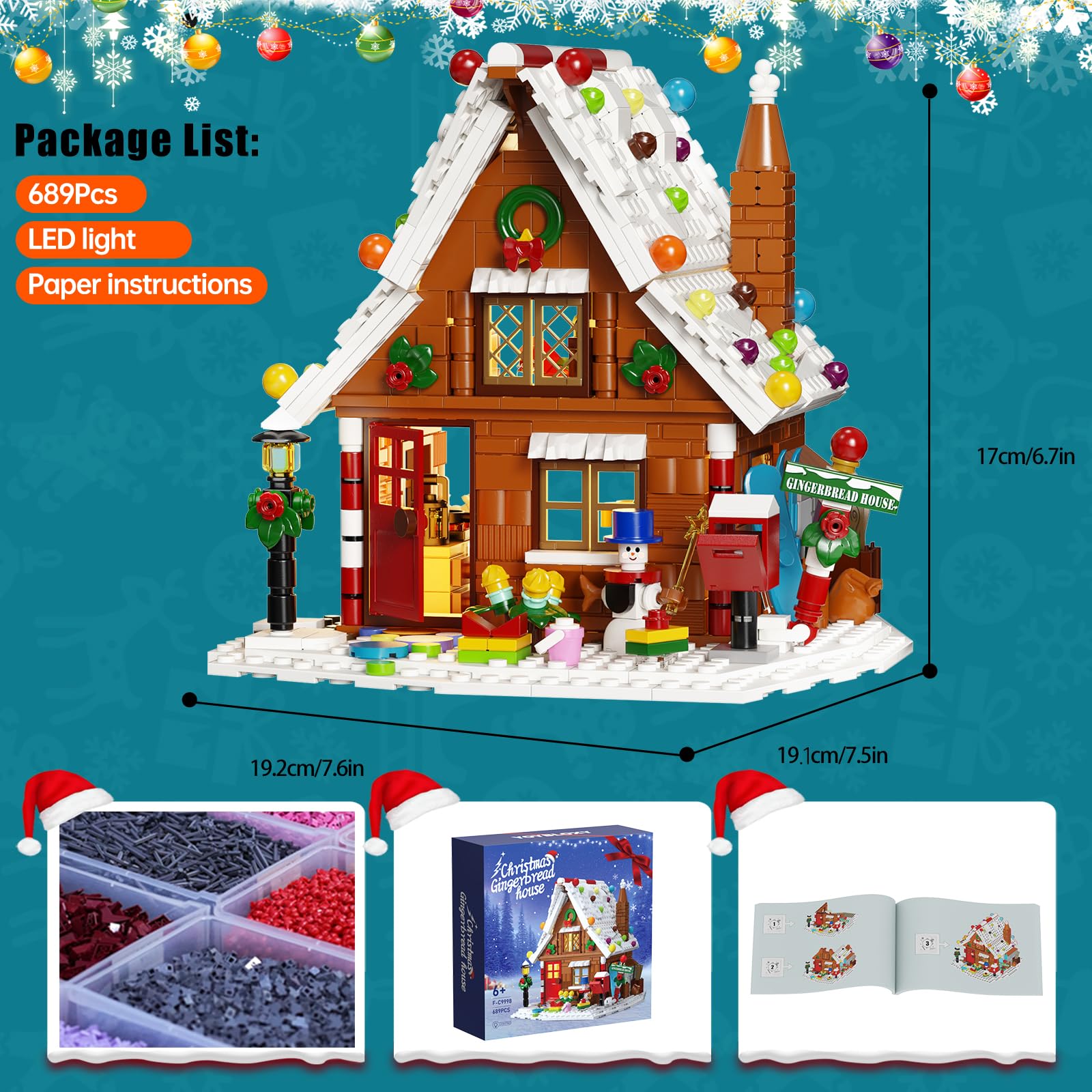 Millionspring Set Mattoncini Costruzione Gesù Con Luce – 324 Pezzi, Modello Cristo Con Croce Illuminata, Regalo Pasqua